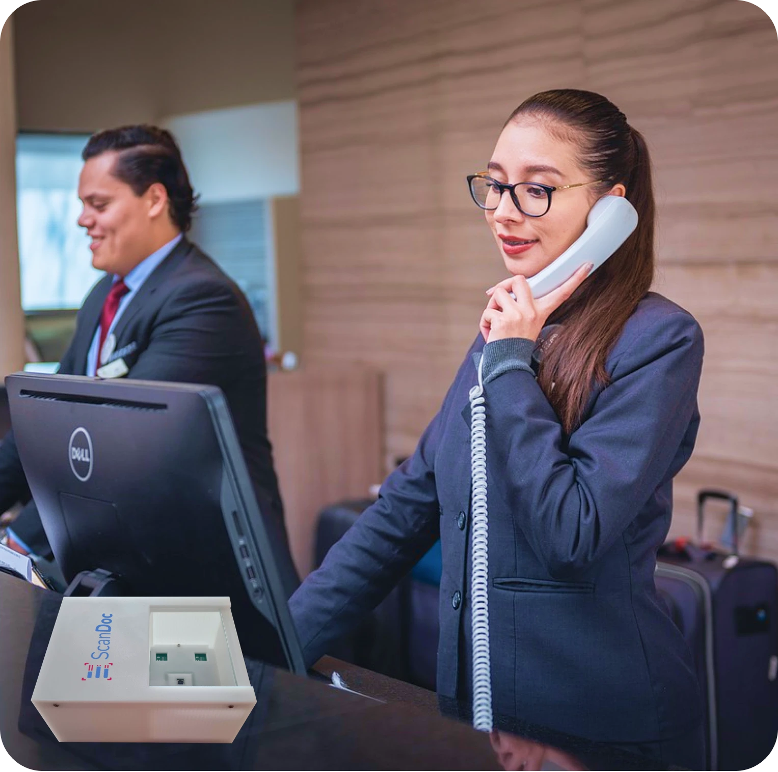 Hotel Reception Scanner