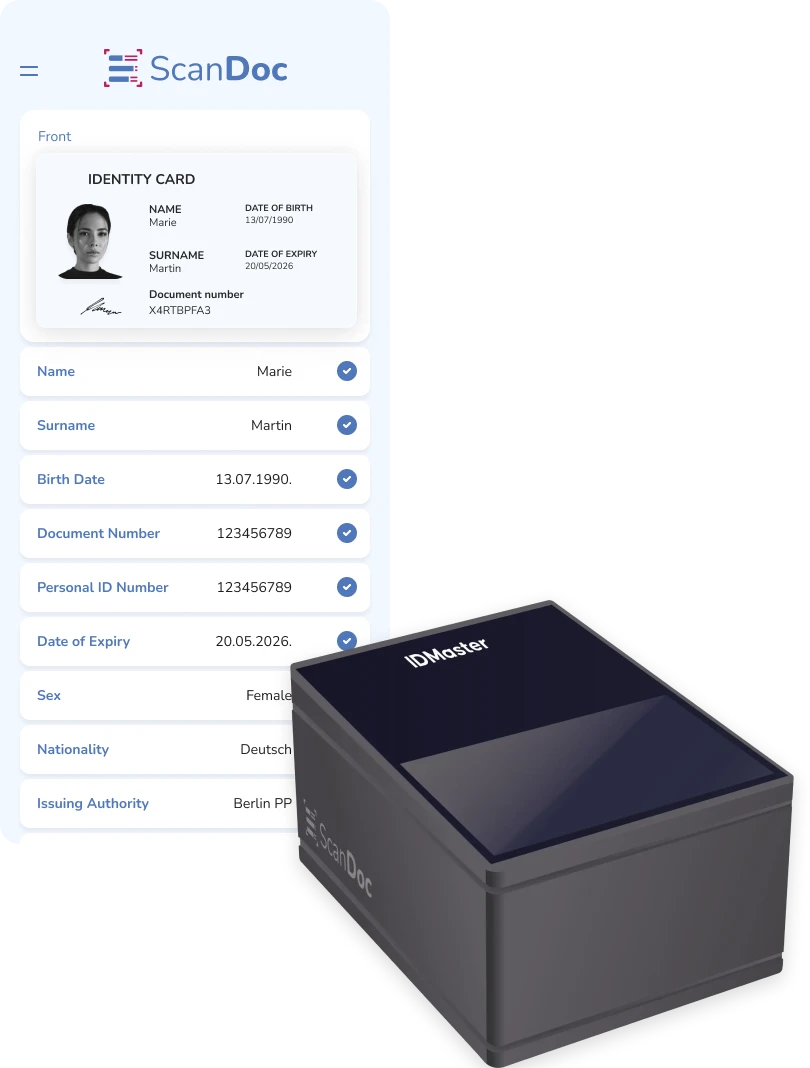 IDMaster Scanner - ScanDoc